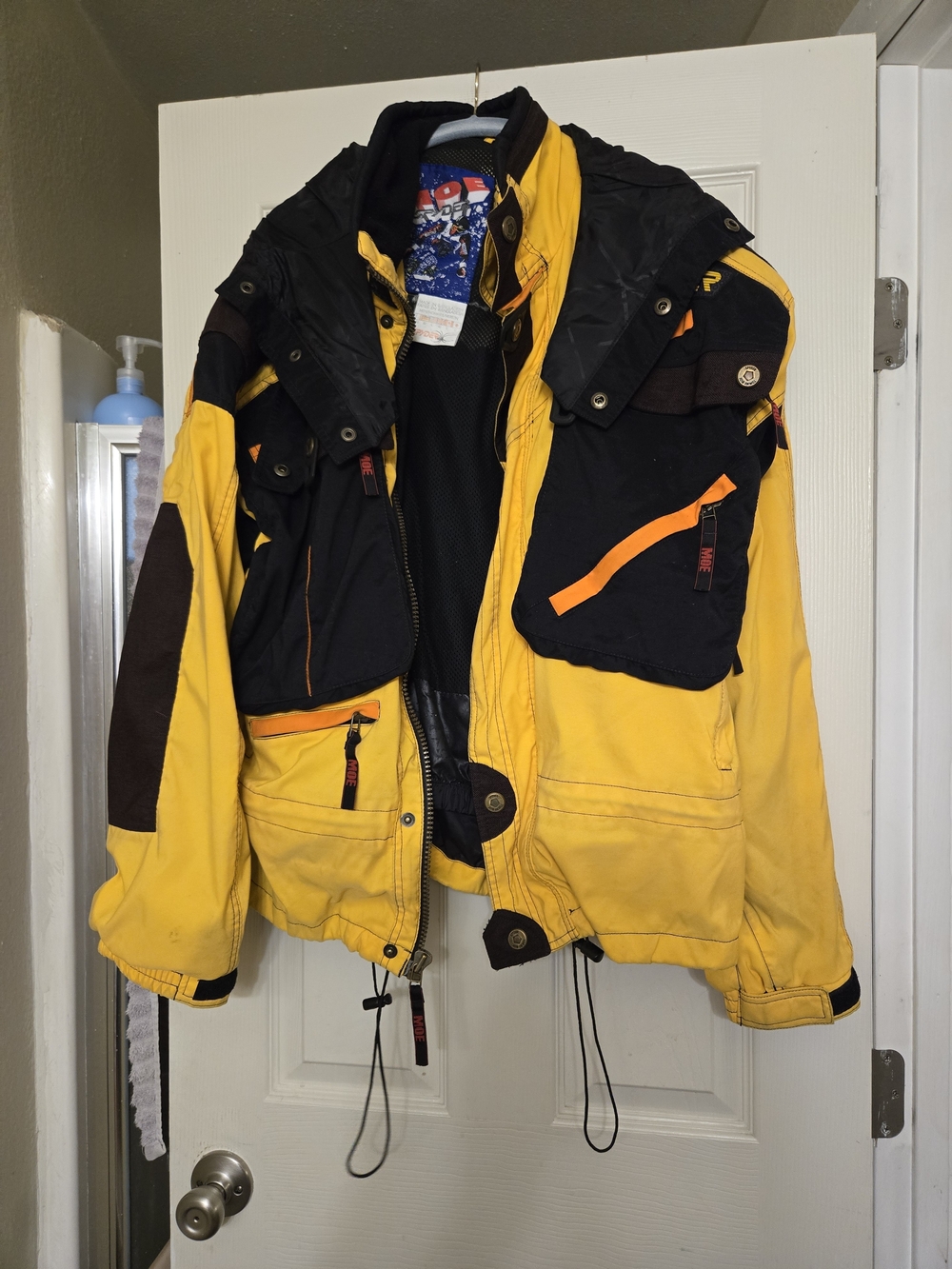 Tommy Moe Spyder Yellow & Black Men's Ski Jacket